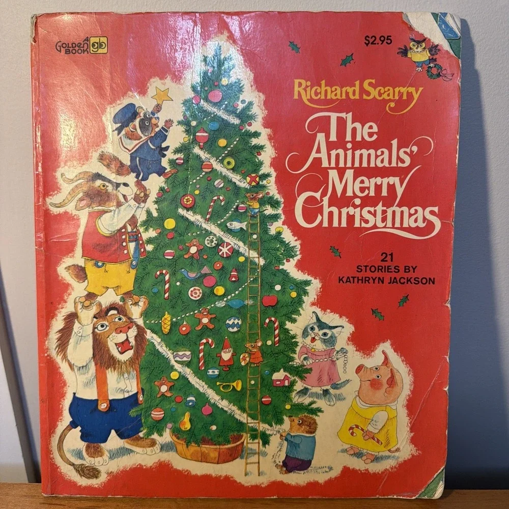 The‎ Animals' Merry Christmas by Richard Scarry (1972, Paperback) Golden Book